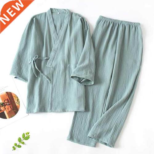 Men and Women 100% Cotton Pajas Plus Size Loose athroes
