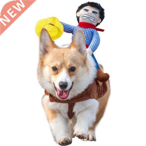 Novelty Halloween Dog Costumes Pet Clothes Cowboy Dressing