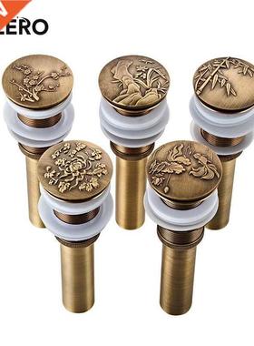 Bathroom Lavatory Basin Sink Pop Up Drain Antique Fini Br