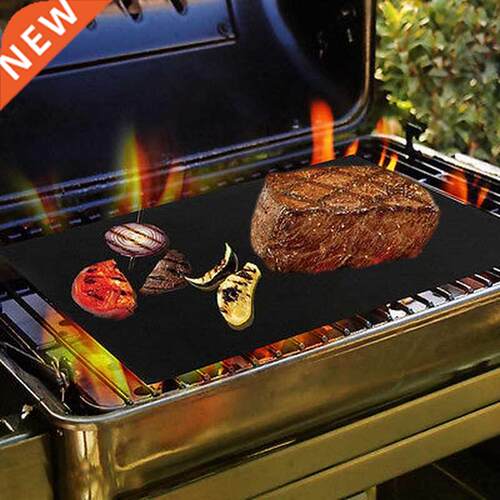 2PCS BBQ Accessories Grill Mat Pack Non Stick Pad for Gas Ea