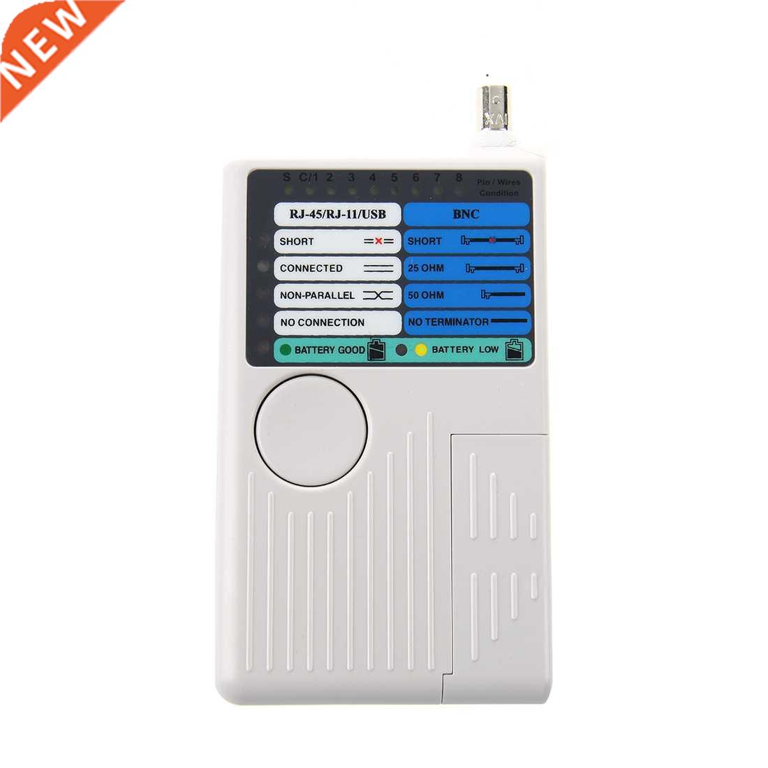 4 in 1 RJ11 RJ45 USB BNC LAN Ethernet Phone Cable Tester-封面