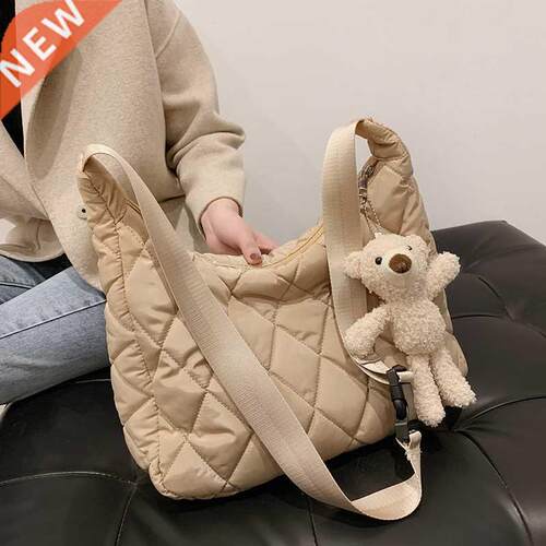 New Fashion Women Handbags Space Pad Cotton Feather Down Lar
