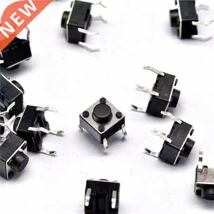 100pcs 6*6*5mm Light touch switch DIP4 ON/OFF Touch button T