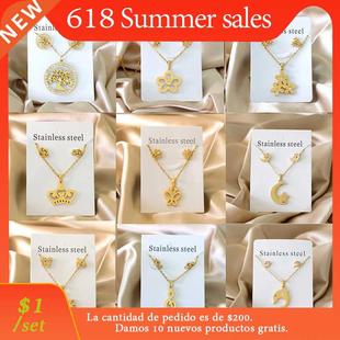 Stainless Steel Jewelry Sets Women серьги Animals Plan