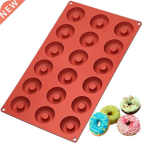 Silicone 18 Donut Maker 3D DIY Baking Pastry Cookie Chocolat