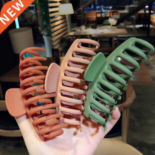 2021 Korean Solid Big Hair Claws Elegant Frosted Acrylic Hai