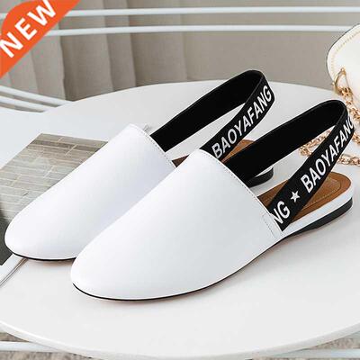 BaoYaFang 2021 New arrival Flat slingbacks Women Fashion Sum
