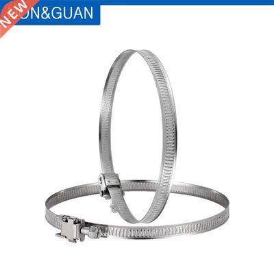 2pcs 8inch 200mm Stainless Steel Hose Clamps Hose s Duct Cla