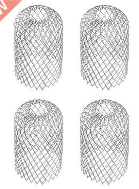 4Pcs/Set Metal Mesh Gutter Leaf Debris Mud Trap Guards