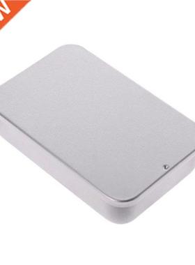 Metal Tin Rectangle Jewelry Storage Box Case Candy Coin Key