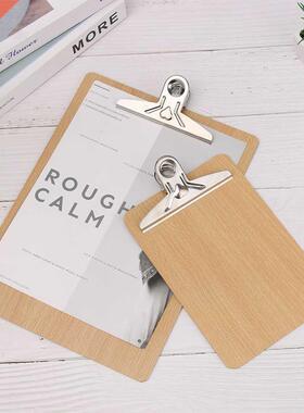 Wooden Clipboard A4 A5 Wood Clips Writing Sheet Pad Note Boa