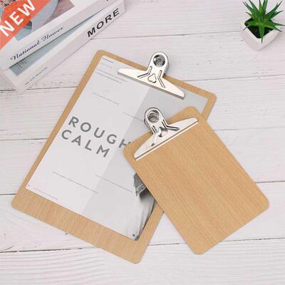 Wooden Clipboard A4 A5 Wood Clips Writing Sheet Pad Note Boa