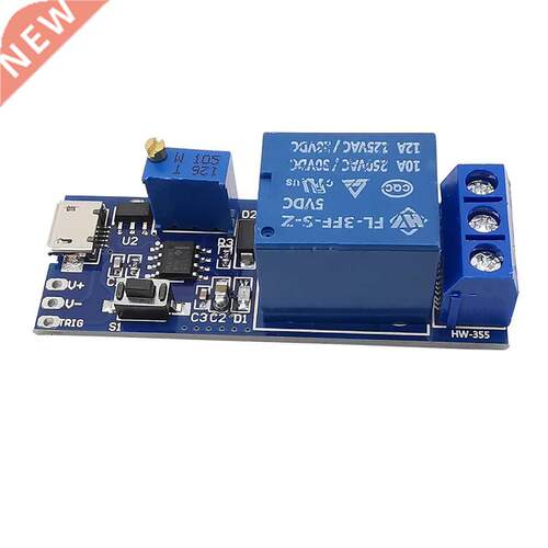 1Piece 5V-30V Micro USB Power Adjustable Delay Relay Timer C
