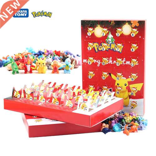 Pokemon Christmas Advent Calendar blind box Gifts box Action