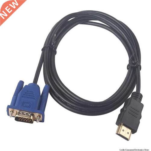 1 M HDMI-comatible Cable HDMI-comatible To VGA 1080 HD Wi