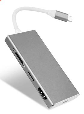 7 in 1 USB-C Hub Adate with  USB .0 ots / HDMI Outut