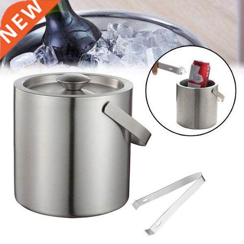 10ml Ice Bucket Stainless Steel Double Walled Ice Bucket