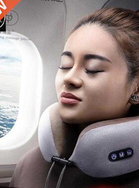 u shape pillow massage neck electric vibration massager按摩-
