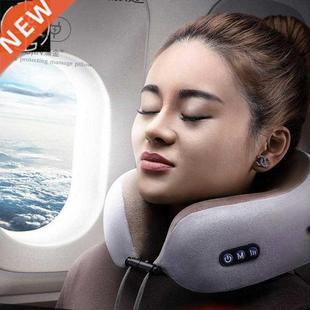 u shape pillow massage neck electric vibration massager按摩-