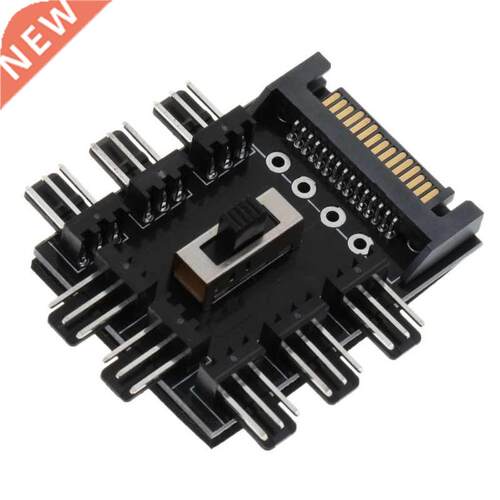 1 To 8 Wy Splitter Cooler Cooling Fn Hub 3Pin 12V Power So