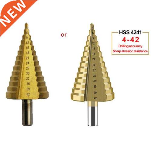 4-42mm HSS Titanium Coated Step Drill Bit Drilling Power Too