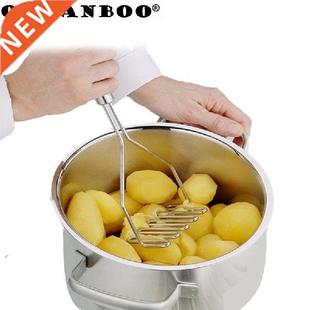1pcs stainless steel kitchen gadget potato masher press