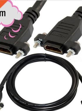 1m 3Ft HDMI female to female panel mount extension Cable