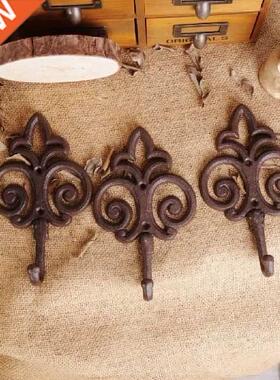 erican rural cast iron wrought decoration Clothes hang