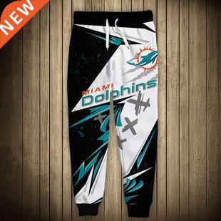 Fashion Cartoon Dolphins Graffiti D Hip Hop Pants Miami Cas