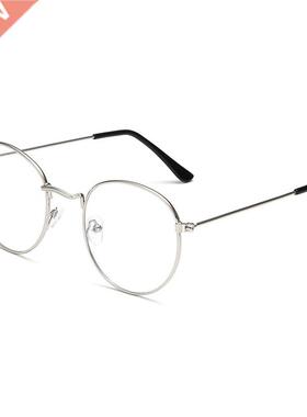 seemfly Round Reading Glasses Metal Prebyopia Spectacles For