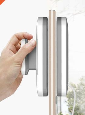 Double-Sided Glass Wiper, Window Cleaning Brush, Magnetic,