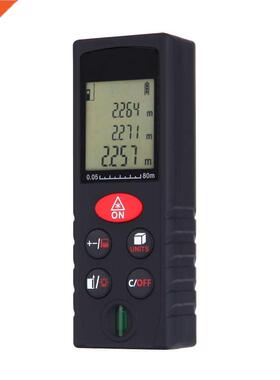 80m/262ft Digital Laser Distance Meter Mini Handheld High