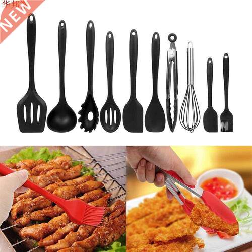 10Pcs Pasta Tool Egg Beater Spoon Spatula Colander Oil Brush