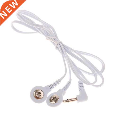 .5mm 4 /2 Buttons Electrode Lead Wires Plug Electrode Lead