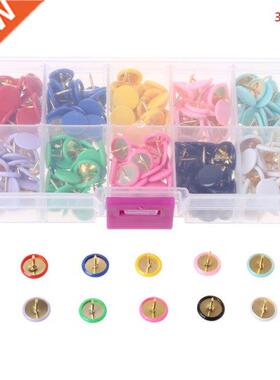 300pcs Home Offce Colorful Drawng Pns Pushpn Thumbtack C