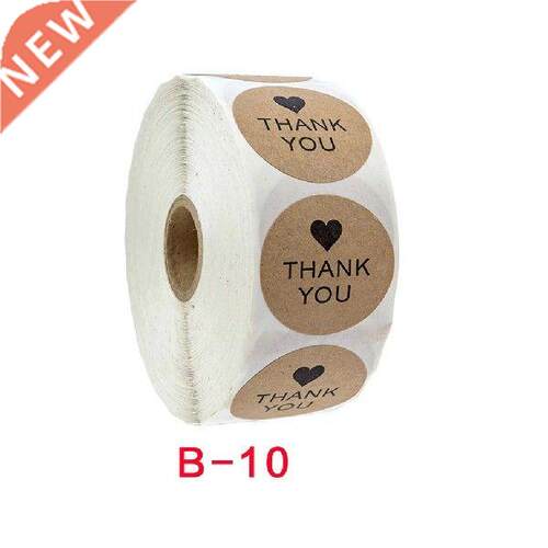 Thanks You Printing Wall Sticker Customers Round Rolls Of