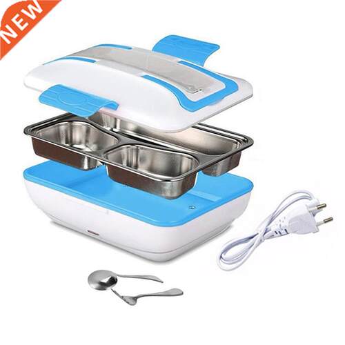 New Electric Heating 4L Lunch Box with Spoon Fork EU Plug