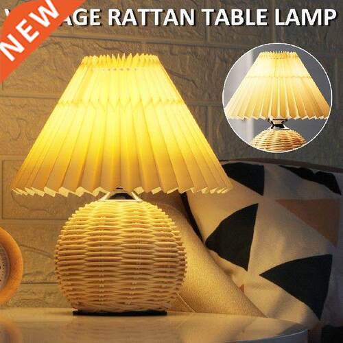 1pc LED Light Creative Pleated Table Lamp Warm Lighting