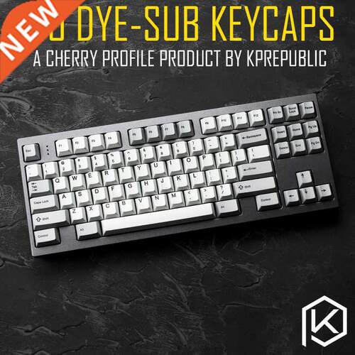 kprepublic 139 Cherry profile Dye Sub Keycap Set thick PBT p