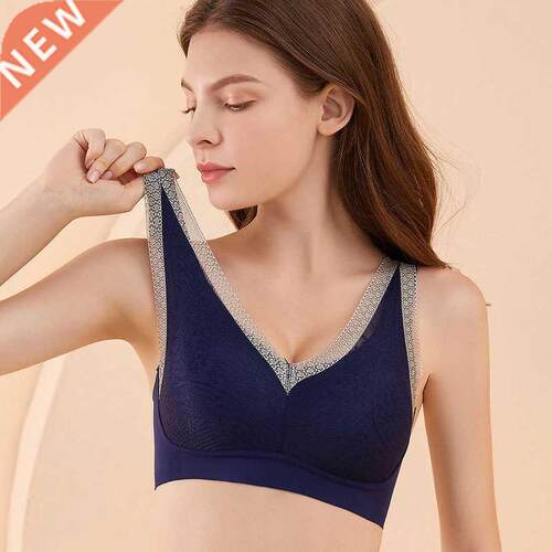 The 2023 new Plus-size Sleep Sports vest bra大码女文胸背心