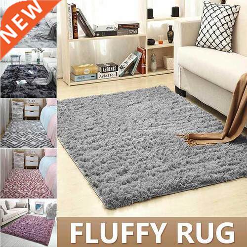 160x230CM Modern Luxury Velvet Shag Area Rug Living Room Dec