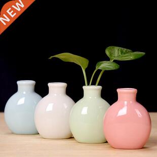 1Piece Ceramic Mini Flower Vase Home Garden Decoration Plant