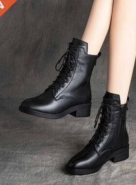 White Women For Ankle Boots Shoes Winter Fashion Platform