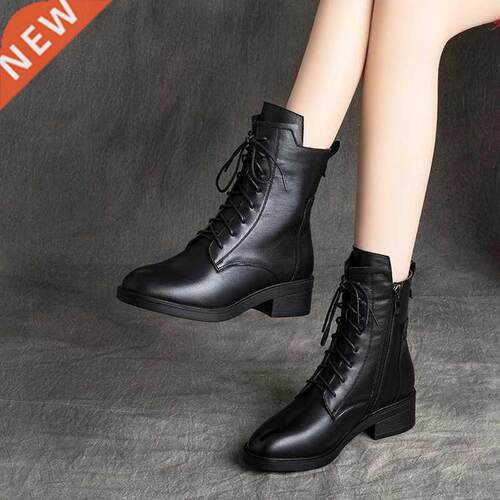 White Women For Ankle Boots Shoes Winter Fashion Platform
