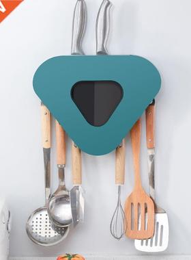 Wall-Mounted Knife Holder Pot Shovel Spoon Hooks Storage