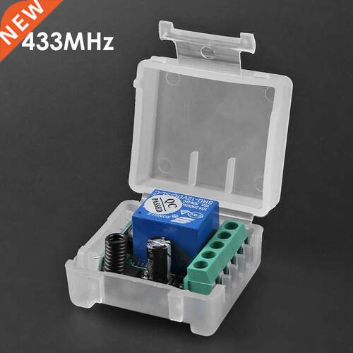 DC 12V 1CH 433MHz Wireless Relay Switch Receivers Module Lig