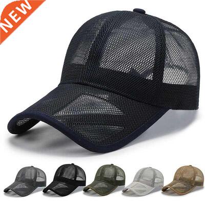 Men Women 2022 Summer Full Mesh Baseball Cap Quick Dry Cooli