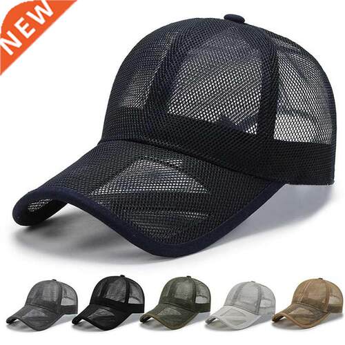 Men Women 2022 Summer Full Mesh Baseball Cap Quick Dry Cooli