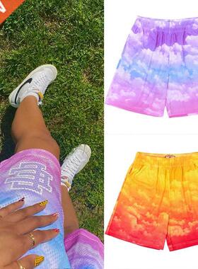 NEW Eric Emanuel EE Sky Shorts Large Basic NEW YORK CITY SKY