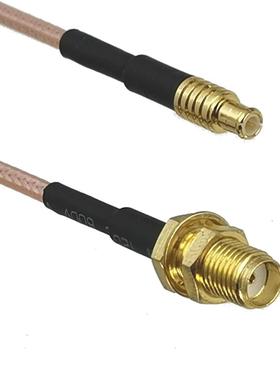 1Pcs RG316 SMA Female Jack Bulkhead to MCX Male Plug Connect
